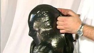 Cute rubber babe streching sex porn video