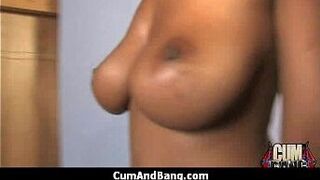 Extreme interracial gangbang - sexy ebony hottie group sex 25 porn video